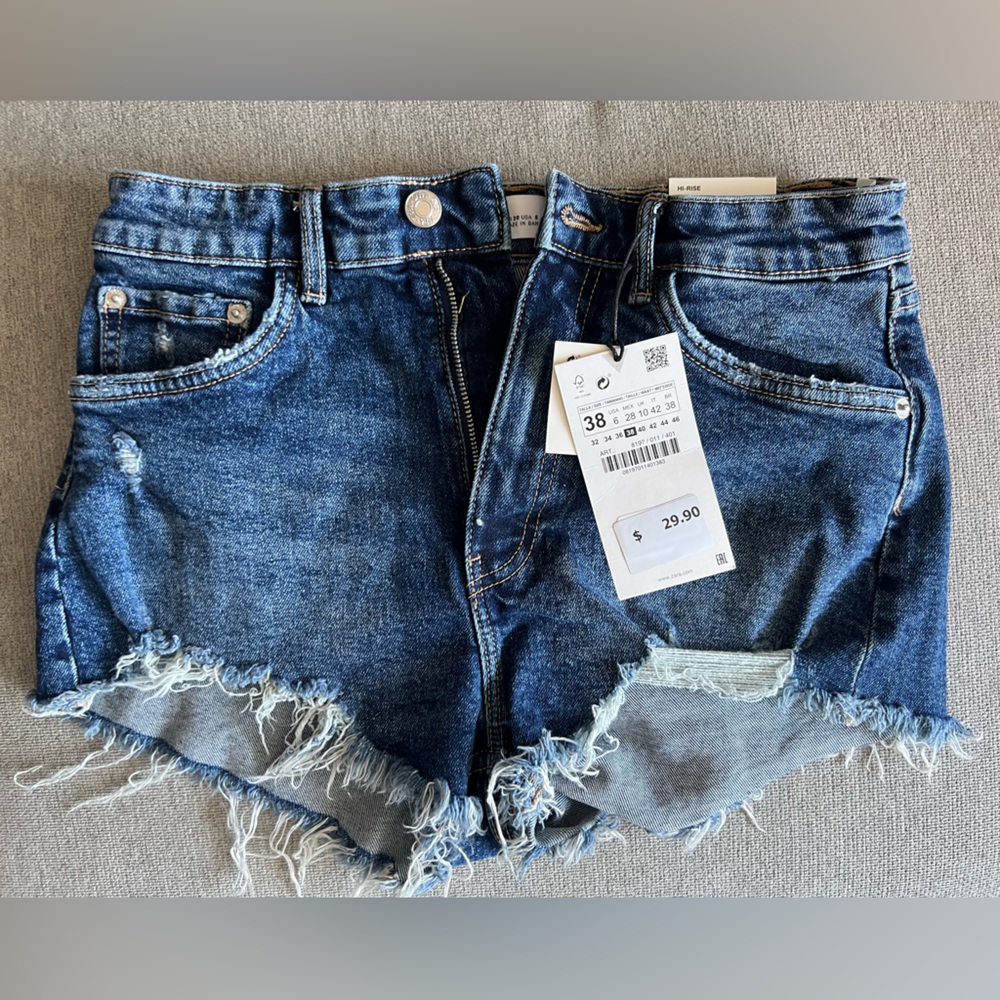 Zara denim shorts